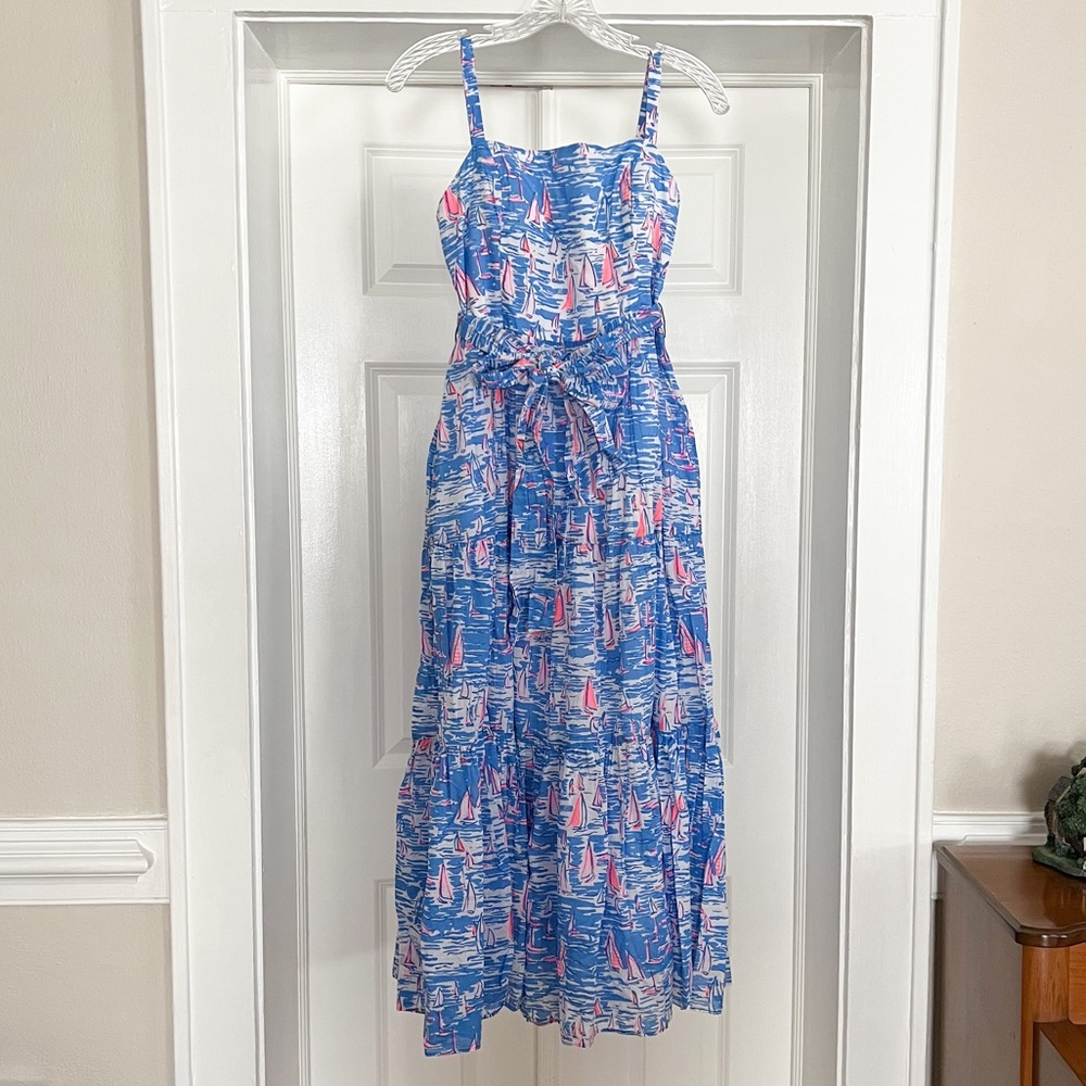 Analeese dress in Zanzibar Blue Boatylicious